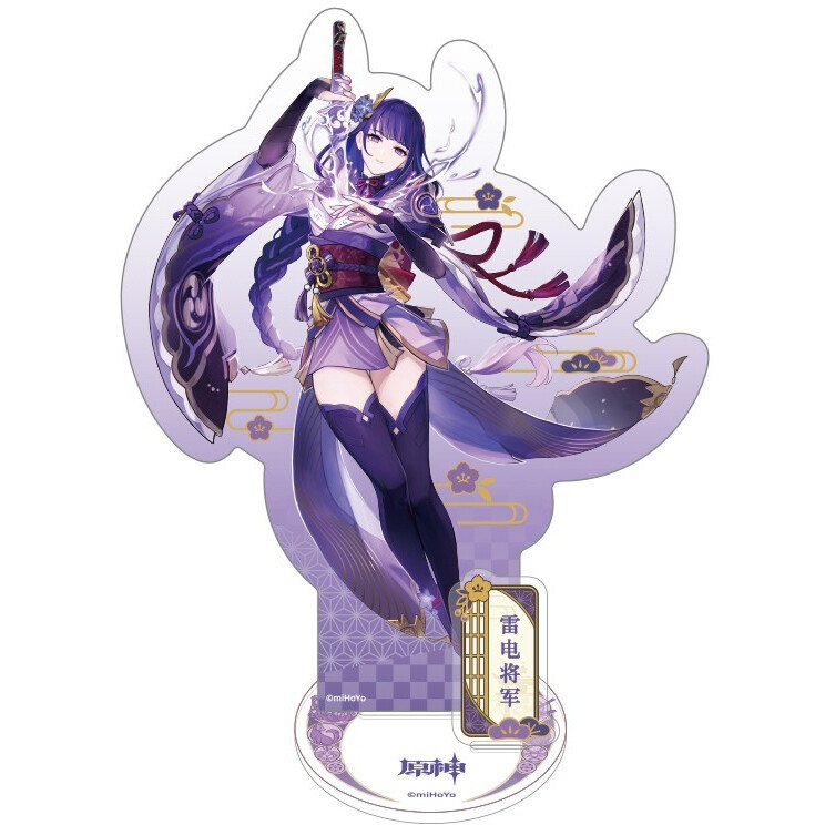 Фигурка miHoYo Inazuma Character Standee Raiden Shogun - 6974696611809