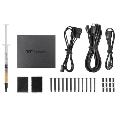 Вентилятор для корпуса Thermaltake CL-F146-PL14SW-A SWAFAN 14 RGB Radiator Fan White (3 Fan Pack) - фото 2