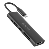 USB-концентратор A4Tech DST-60C Grey