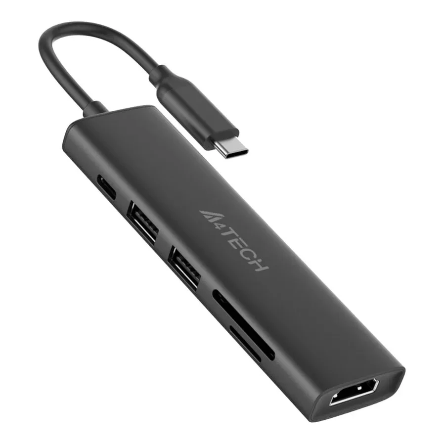 USB-концентратор A4Tech DST-60C Grey - фото 2