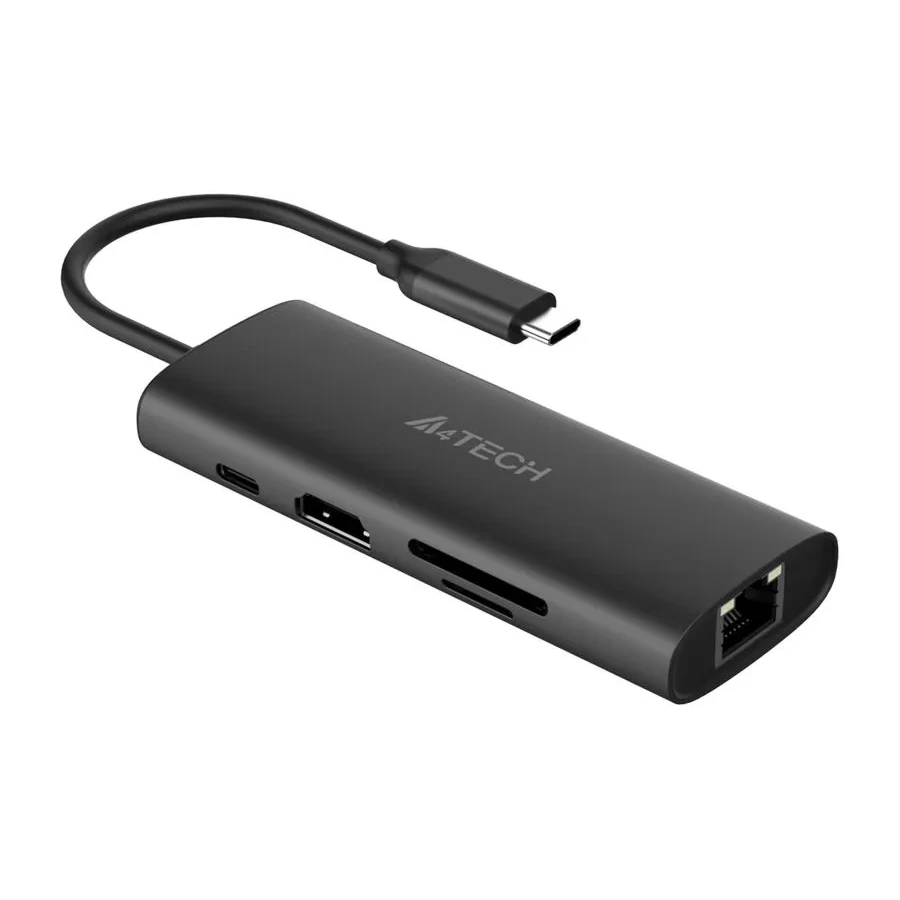 USB-концентратор A4Tech DST-80C Grey