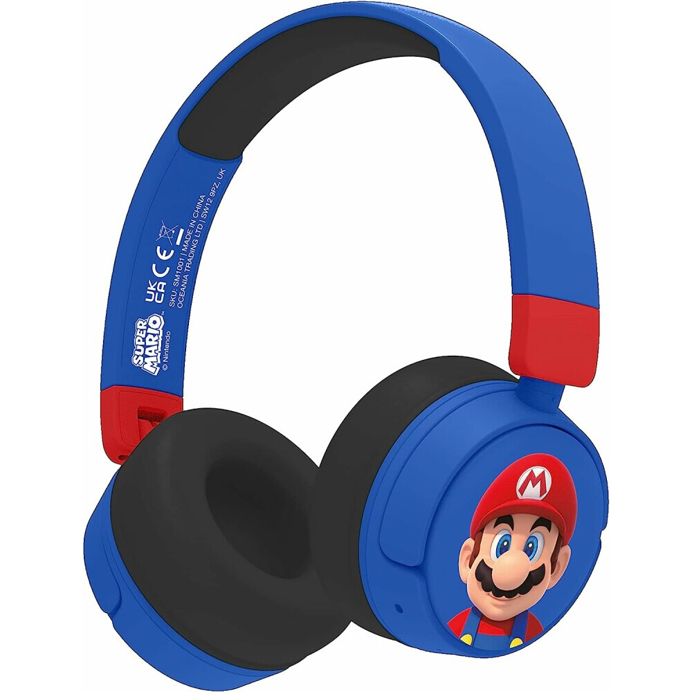 Гарнитура OTL Technologies Mario Kids Wireless Blue