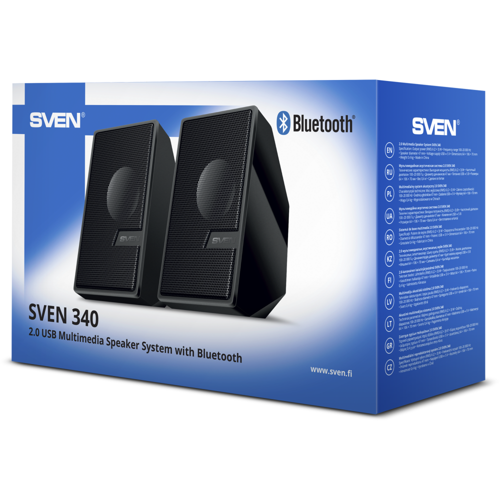 Колонки Sven 340 Black - SV-021399 - фото 5