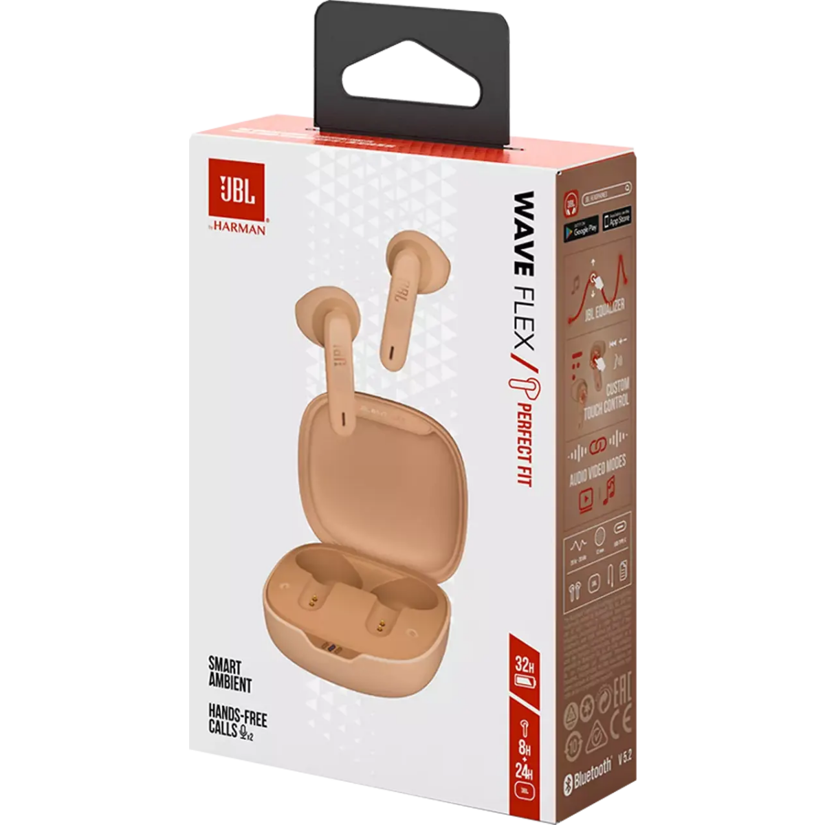 Гарнитура JBL Wave Flex TWS Beige - JBLWFLEXBEG - фото 9