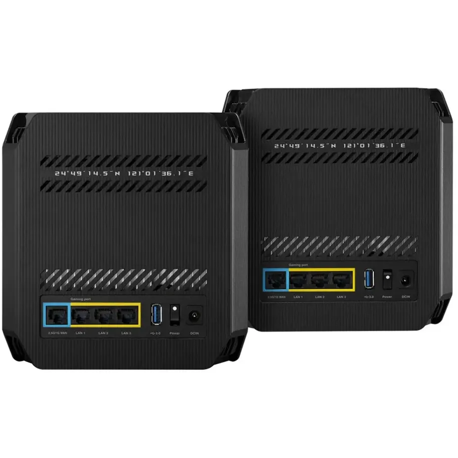 Mesh система ASUS ROG Rapture GT6 Black (2 шт.) - GT6(B-2-PK) - фото 6