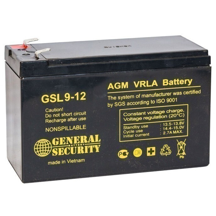Аккумуляторная батарея General Security GSL9-12 F2