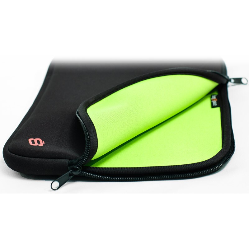 Чехол для ноутбука Bagspace PS-812-12 Black/Green - PS-812-12GN - фото 2