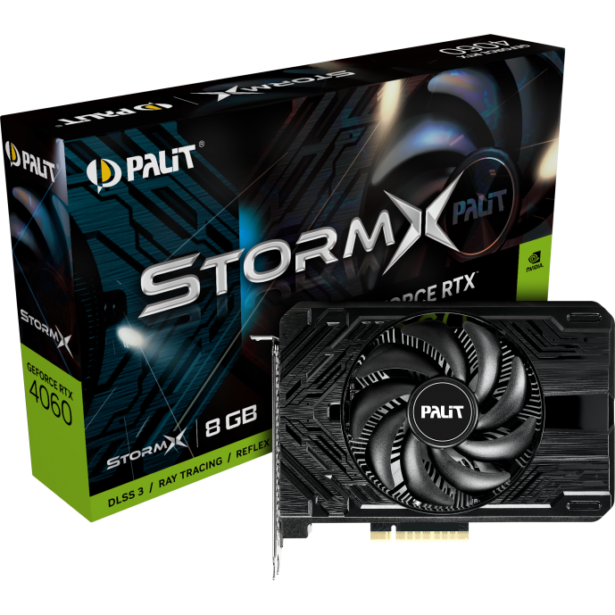 Видеокарта NVIDIA GeForce RTX 4060 Palit StormX 8Gb (NE64060019P1-1070F) - фото 7