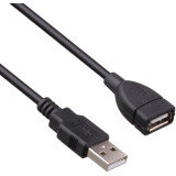 Кабель удлинительный USB A (M) - USB A (F), 0.75м, ExeGate EX-CC-USB2-AMAF-0.75 (EX294741RUS)