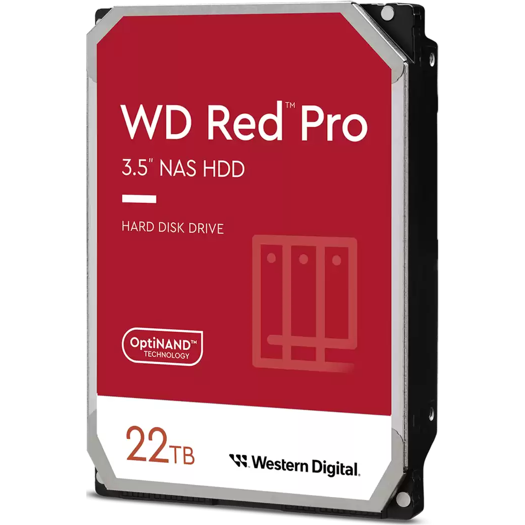 Жёсткий диск 22TB SATA-III WD Red Pro (WD221KFGX)