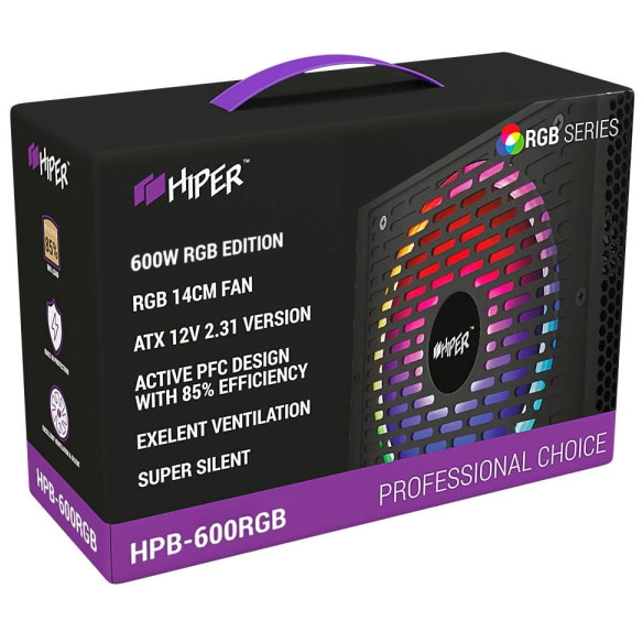 Блок питания 600W HIPER HPB-600 - фото 3
