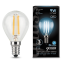 Филаментная лампочка Gauss Filament Globe 4100K (9 Вт, E14) 10 шт. - 105801209 - фото 2