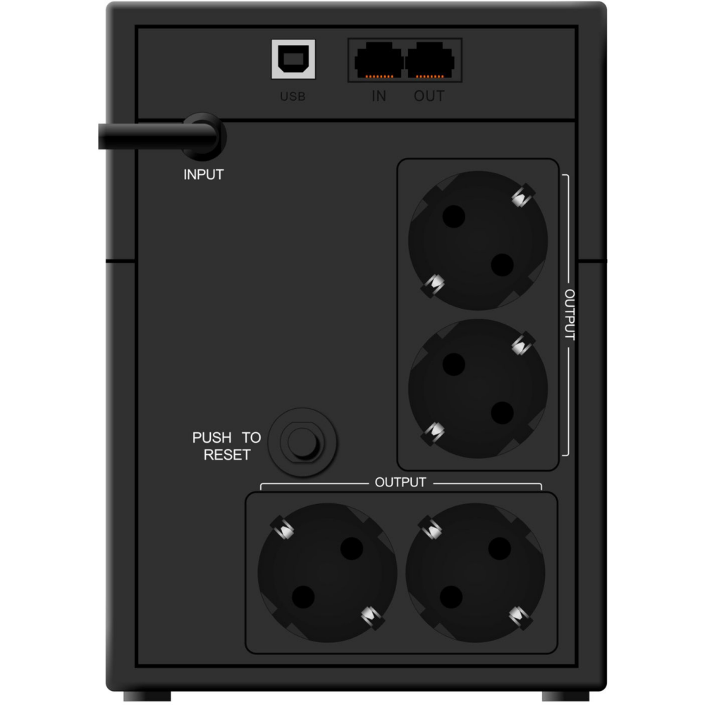 ИБП Ippon Back Basic 1200 LCD Euro - 1687965 - фото 3