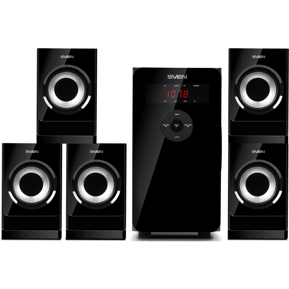 Колонки Sven HT-201 Black - SV-015770 - фото 2