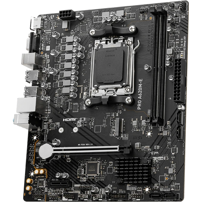 Материнская плата MSI PRO A620M-E - фото 2