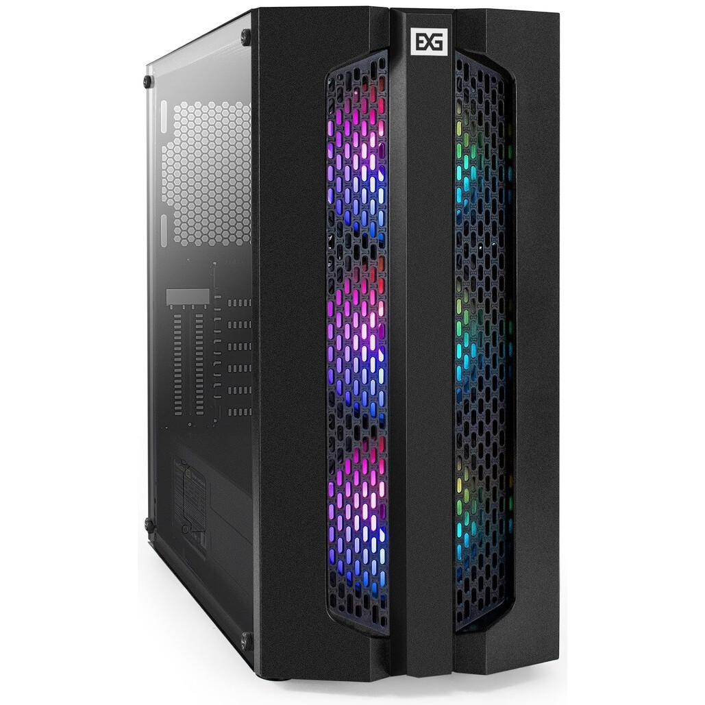 Корпус ExeGate EVO-9205 RGB 600W Black - EX294975RUS