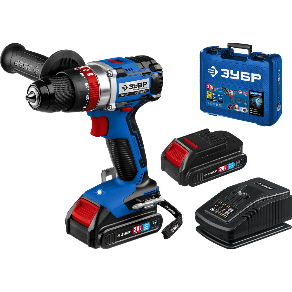 Дрель-шуруповёрт ЗУБР DBS-201-22