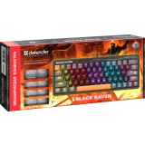 Клавиатура Defender Black Raven GK-417 Grey (45416)