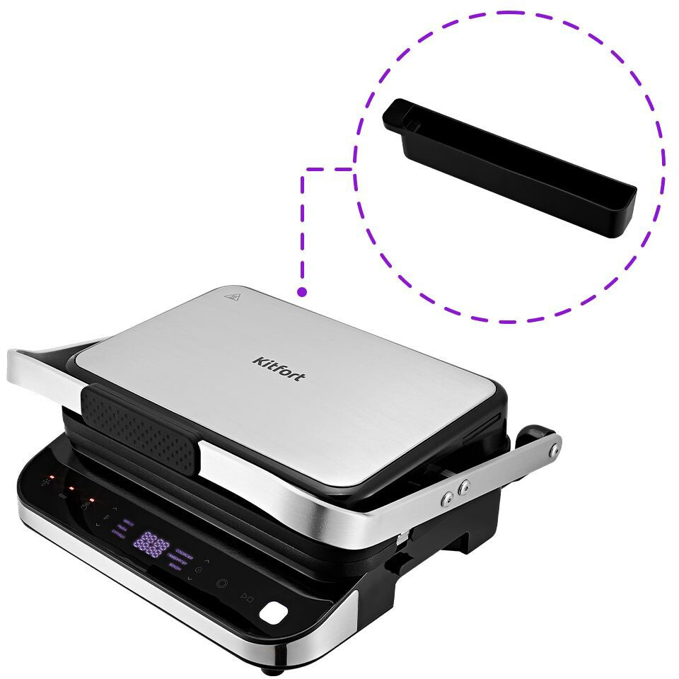 Электрогриль Kitfort КТ-1682 - фото 6