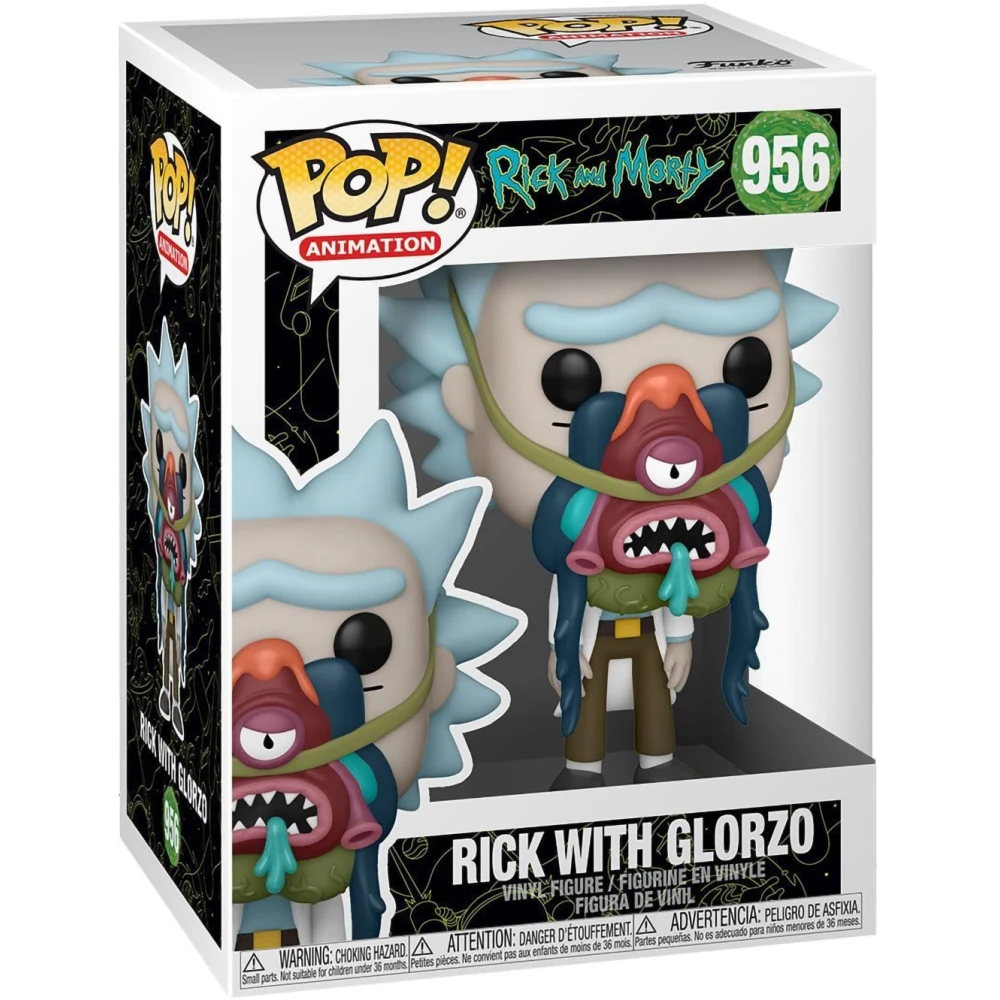 Фигурка Funko POP! Animation Rick & Morty Rick with Glorzo - 55250 - фото 2