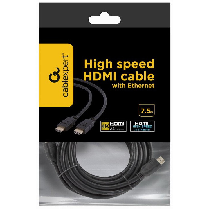 Кабель HDMI - HDMI, 7.5м, Cablexpert CCF2-HDMI4-7.5M - фото 3