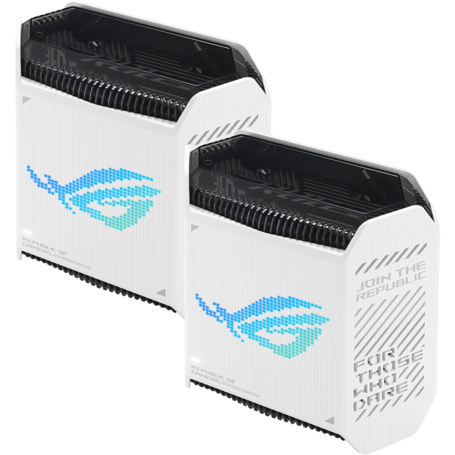 Mesh система ASUS ROG Rapture GT6 Moonlight White (2 шт.) - GT6(W-2-PK) - фото 2