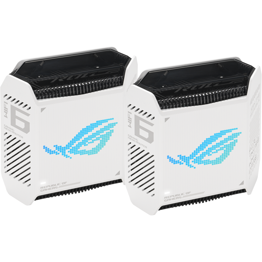 Mesh система ASUS ROG Rapture GT6 Moonlight White (2 шт.) - GT6(W-2-PK) - фото 4