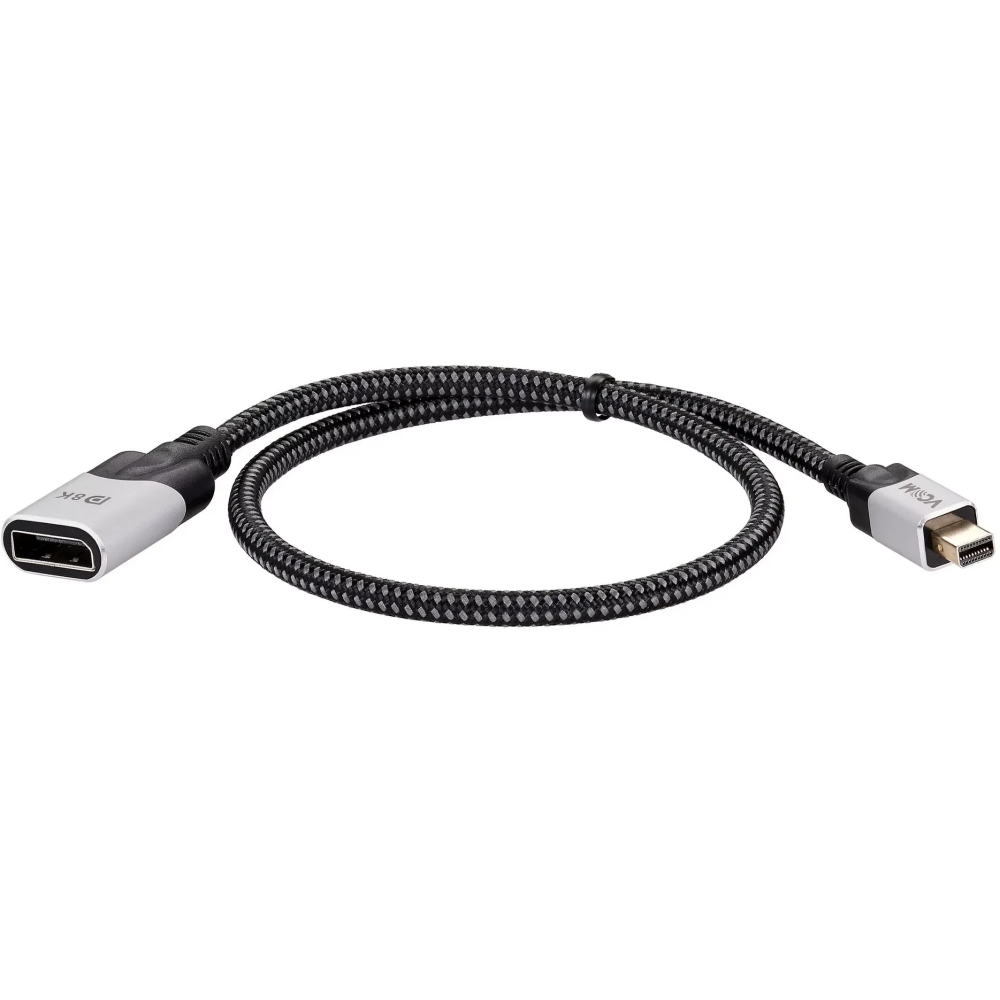 Кабель Mini DisplayPort (M) - DisplayPort (F), 0.5м, VCOM CG685F-0.5
