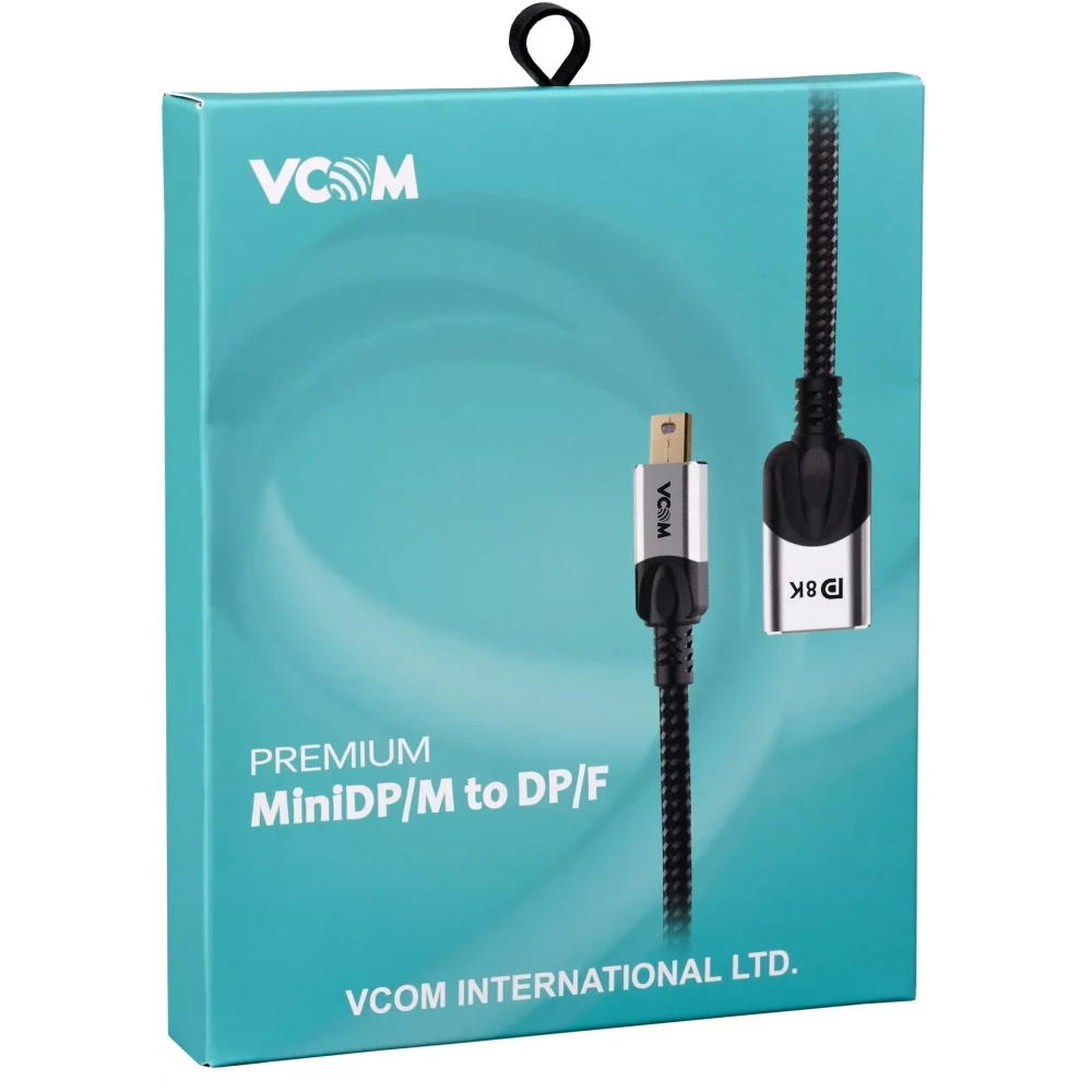 Кабель Mini DisplayPort (M) - DisplayPort (F), 0.5м, VCOM CG685F-0.5 - фото 2