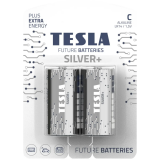 Батарейка TESLA Silver+ (C, 2 шт.) (8594183392370)