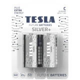 Батарейка TESLA Silver+ (C, 2 шт.) (8594183392370)