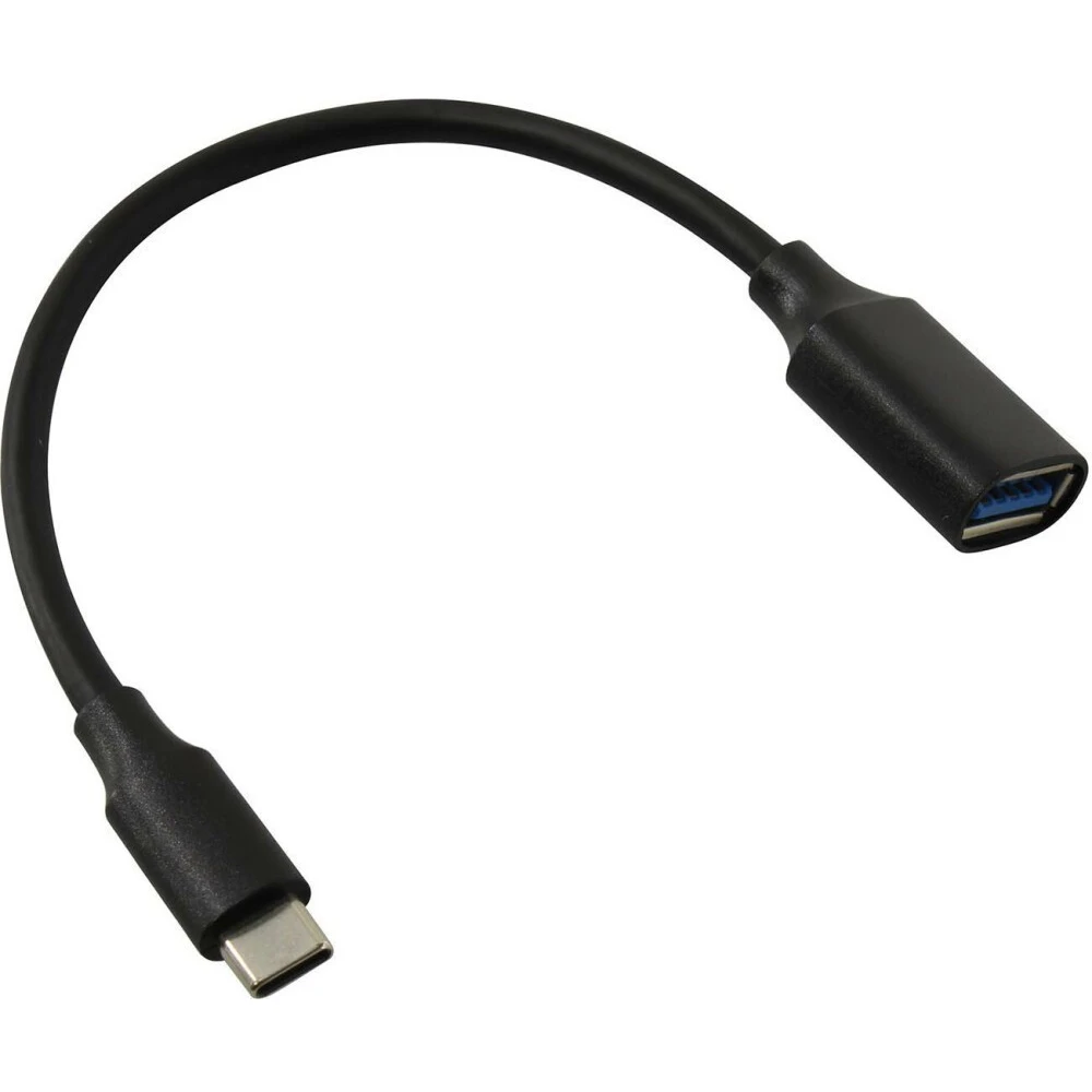 Переходник USB A (F) - USB Type-C, 0.2м, ExeGate EX-A-OTG-CMAF3 - EX294778RUS