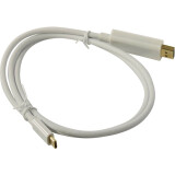 Кабель USB Type-C - DisplayPort, 1м, ExeGate EX-CM-DP20M-1.0 (EX294776RUS)