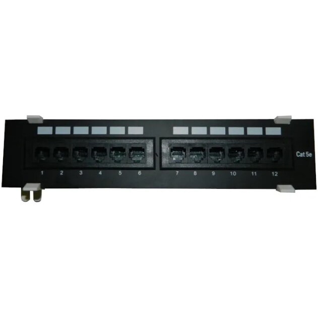 Патч-панель NEOMAX NM-PP-WM12P-UC5E-D-111-BK