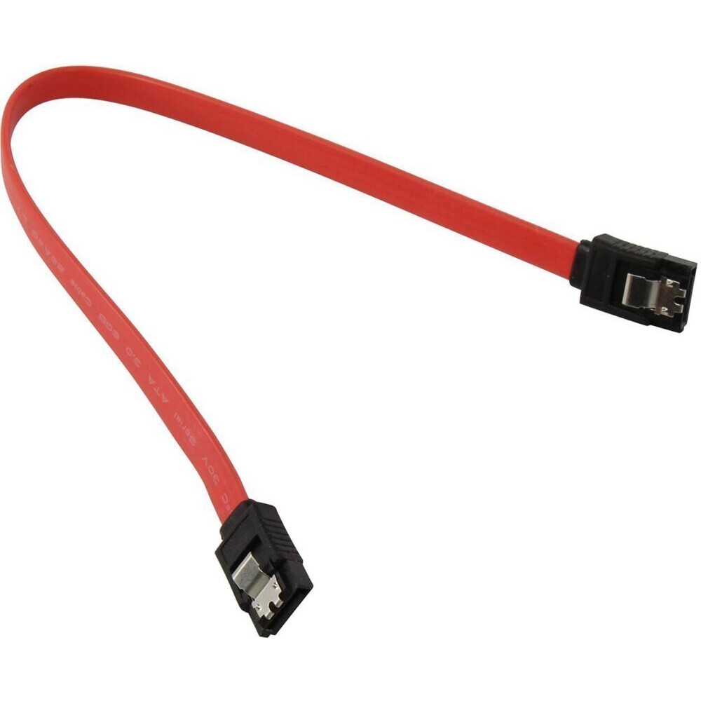 Кабель SATA - SATA, 0.3м, ExeGate EX-CC-SATA-DATA-0.3L