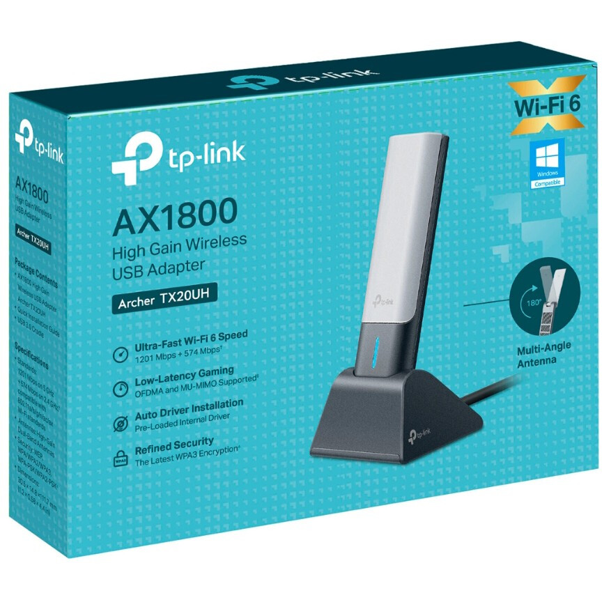 Wi-Fi адаптер TP-Link Archer TX20UH - фото 3