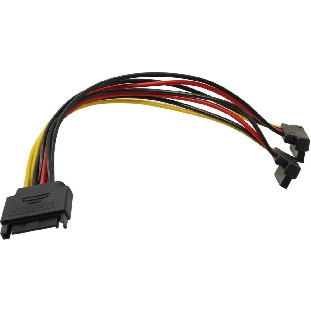 Разветвитель SATA Power - 2x SATA Power, 0.15м, ExeGate EX-CC-SATAM2F-0.15A