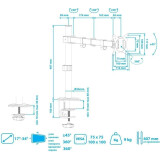 Кронштейн ARM MEDIA LCD-T10 Black