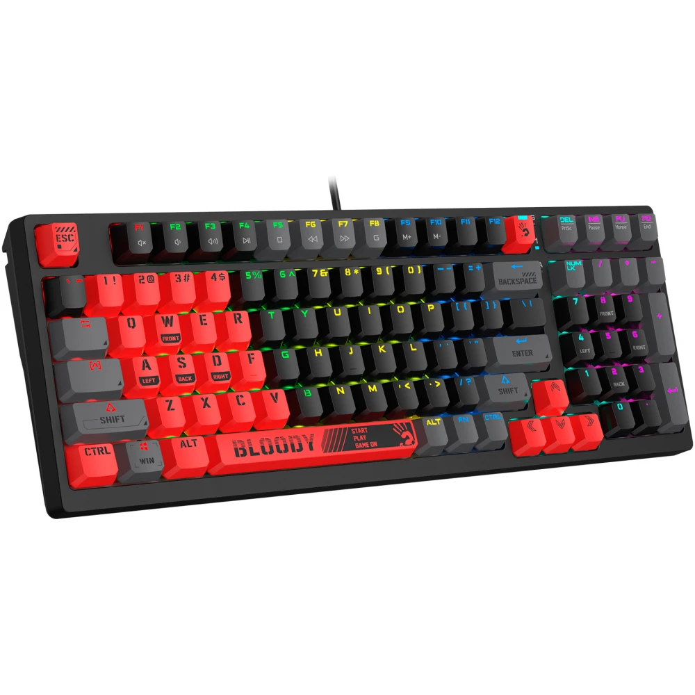 Клавиатура Bloody S98 Sports Red - фото 2
