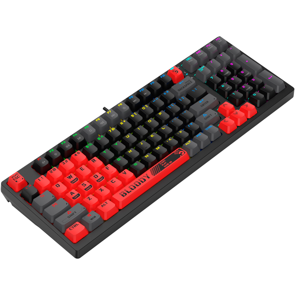 Клавиатура Bloody S98 Sports Red - фото 4