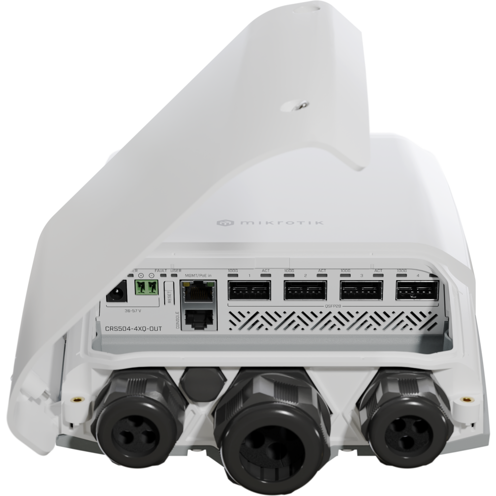 Коммутатор (свитч) MikroTik CRS504-4XQ-OUT - фото 5
