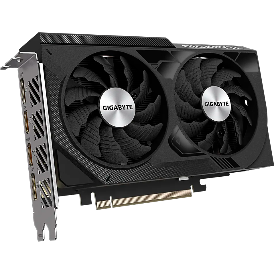 Видеокарта NVIDIA GeForce RTX 4060 Gigabyte 8Gb (GV-N4060WF2OC-8GD)