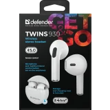 Гарнитура Defender Twins 930 White (63931)