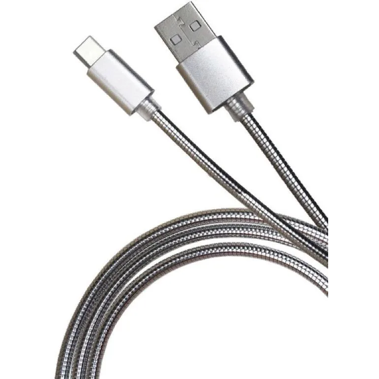 Кабель USB - USB Type-C, 1м, PREMIER 5-933M2 1.0S Silver