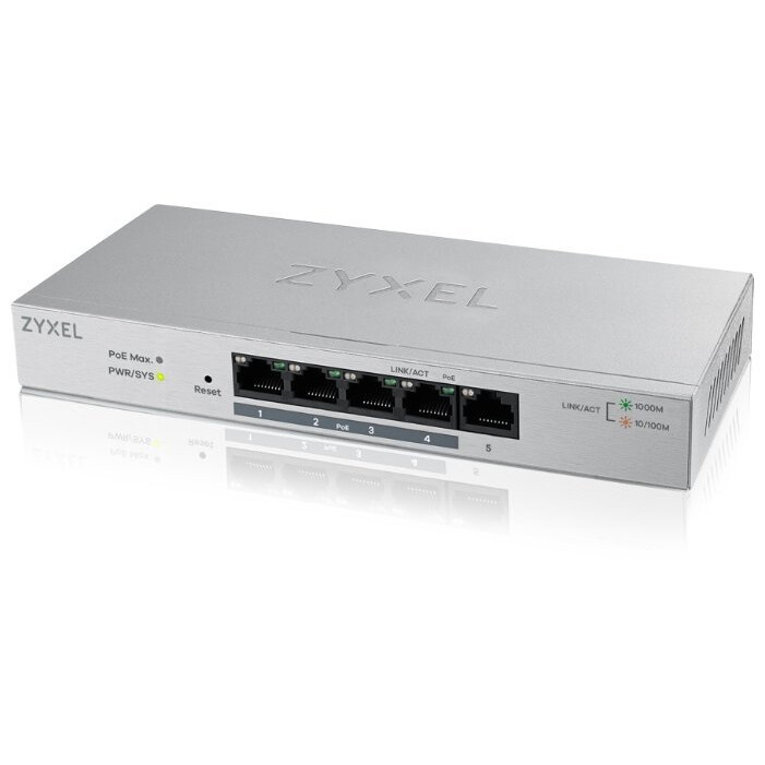 Коммутатор (свитч) Zyxel GS1200-5HP v2 - GS1200-5HPV2