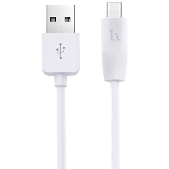 Кабель USB - USB Type-C, 1м, HOCO X1 White (HC-32045)