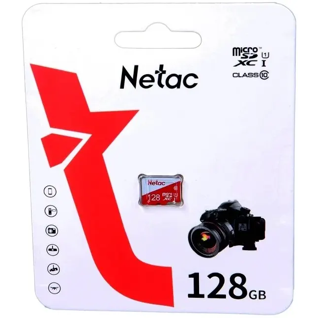 Карта памяти 128GB MicroSD Netac P500 ECO (NT02P500ECO-128G-S)
