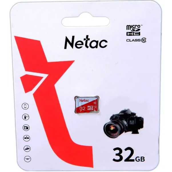 Карта памяти 32GB MicroSD Netac P500 ECO (NT02P500ECO-032G-S)