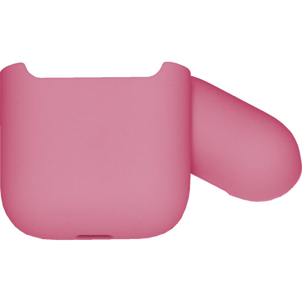 Чехол для наушников BROSCO AIRP2-SLIM-SILICON-PINK - фото 2