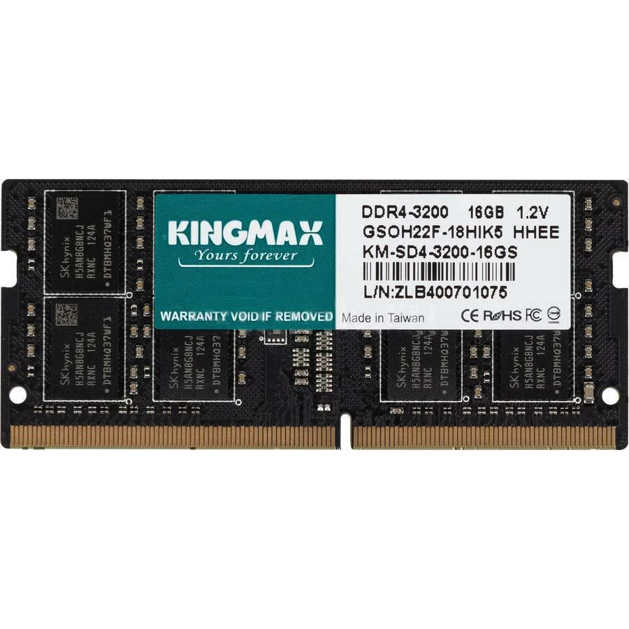 Оперативная память 16Gb DDR4 3200MHz Kingmax SO-DIMM (KM-SD4-3200-16GS)